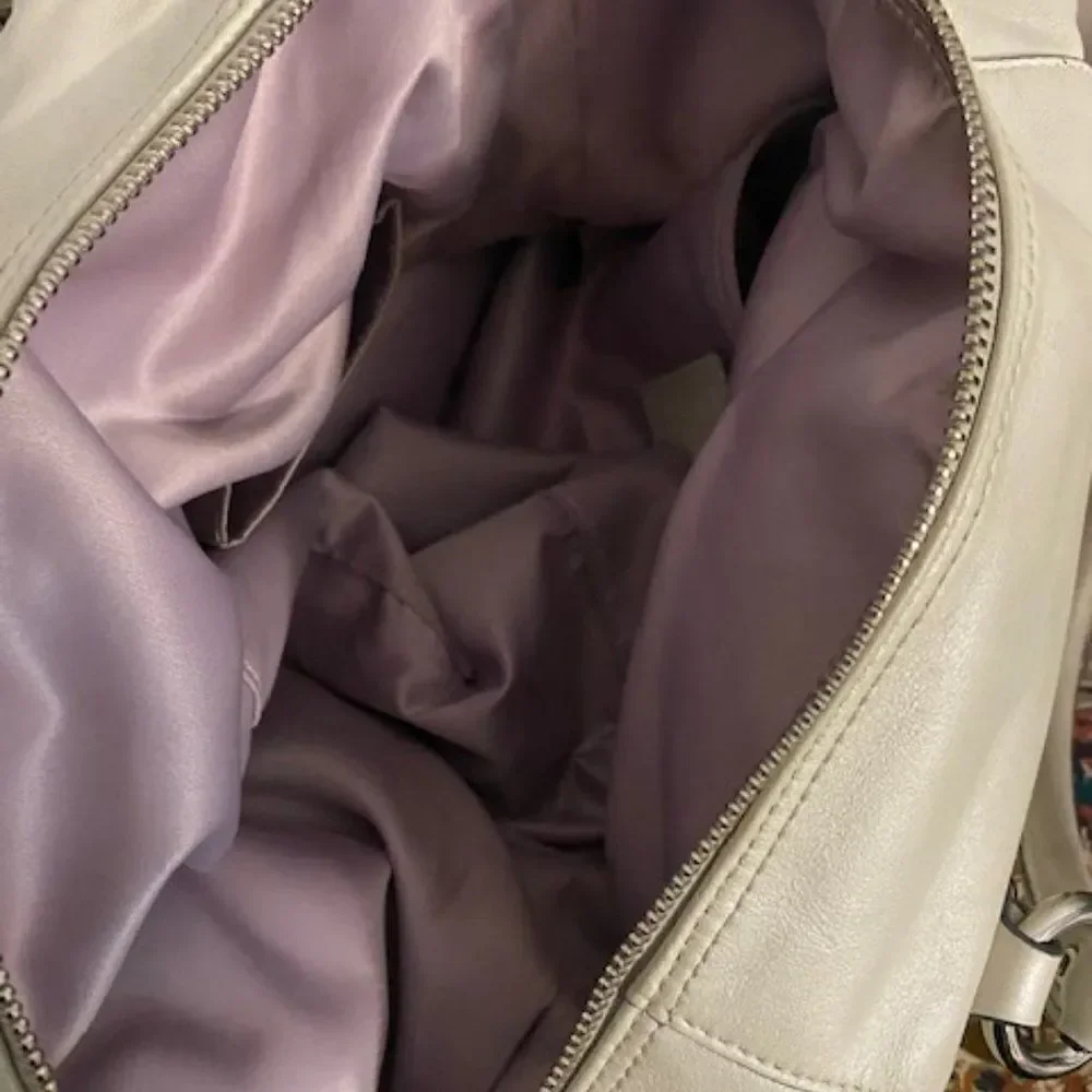 Coach F15447 Ashley Cream Convertible bag